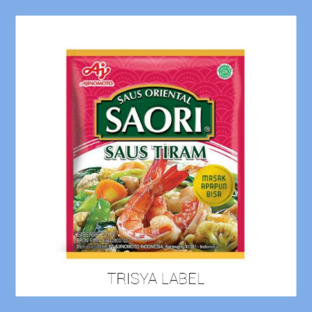 

1 Sachet Saori Saus Tiram 23ML | Bumbu Instant | TRISYALABEL