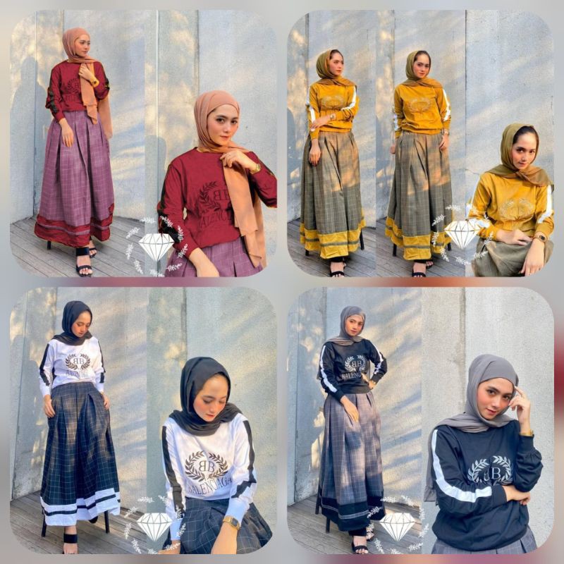 SET ROK KATUN LINEN CIARA BIGSIZE JUMBO MS ADA VIDEO REAL PICT
