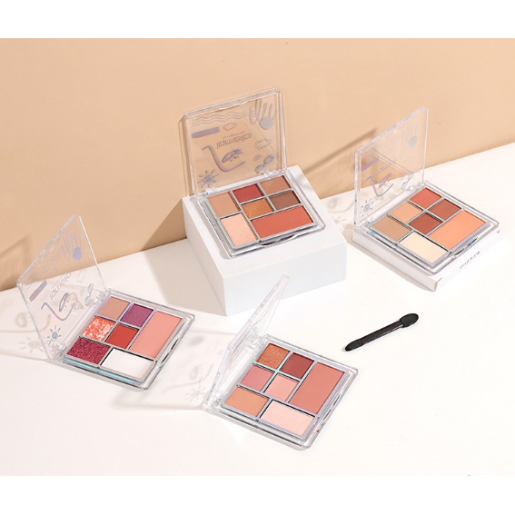 LAMEILA EYESHADOW ALL IN ONE ~ 7 warna kombinasi 5082