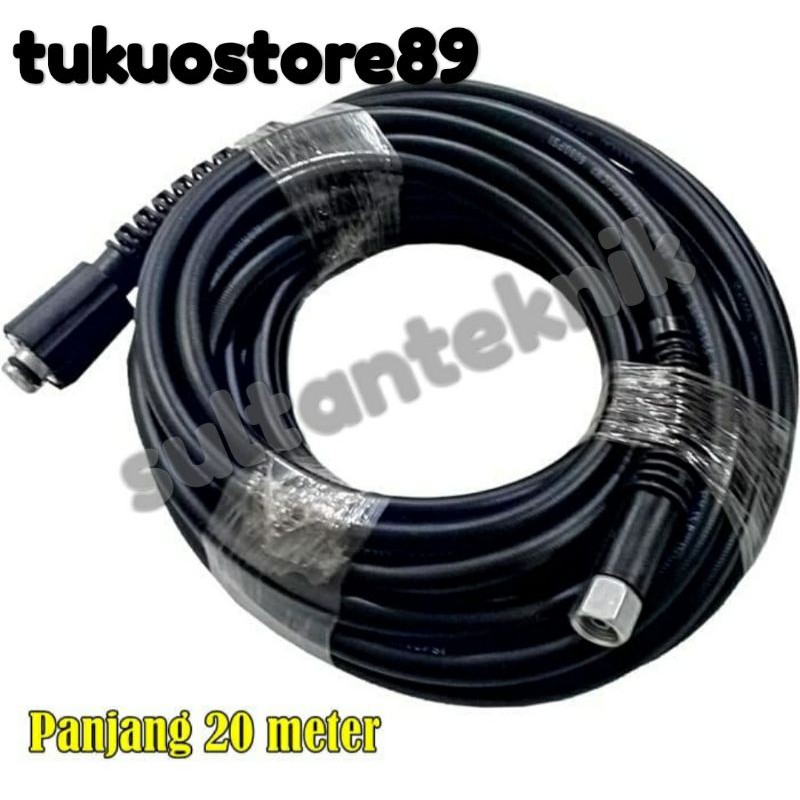 selang jet cleaner 20m / selang high pressure steam cuci motor mobil 20 meter