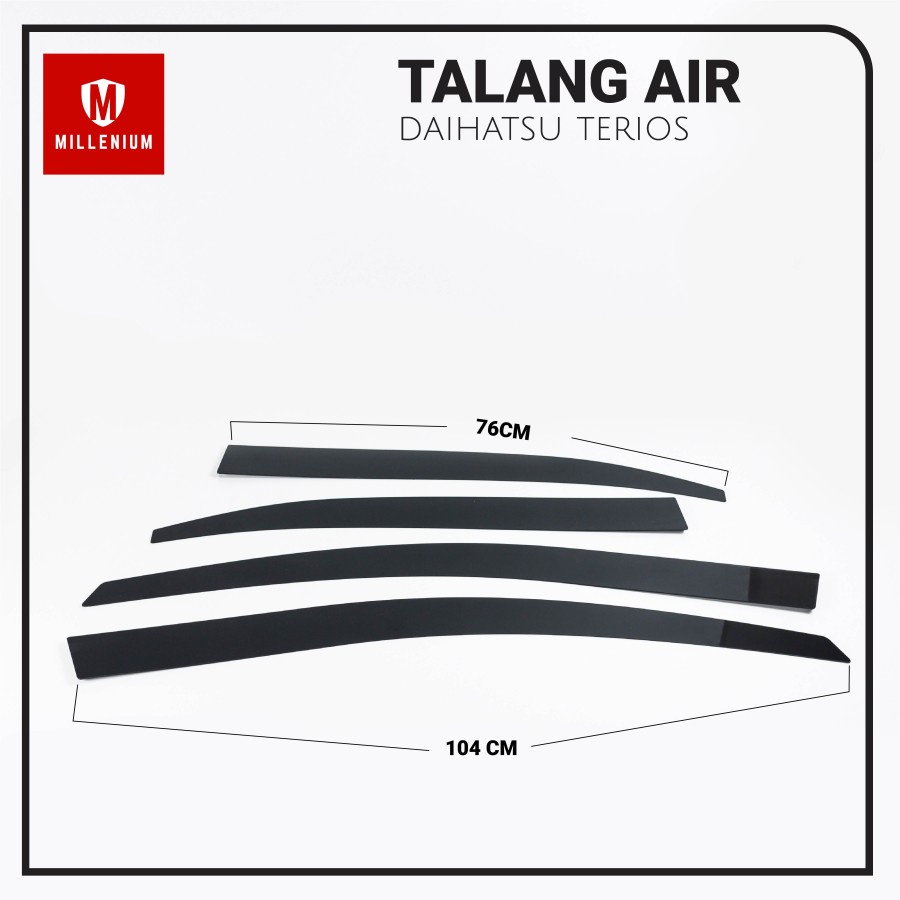 TALANG AIR PINTU MOBIL DAIHATSU ALL NEW TERIOS 2018 - 2023 MODEL FLAT