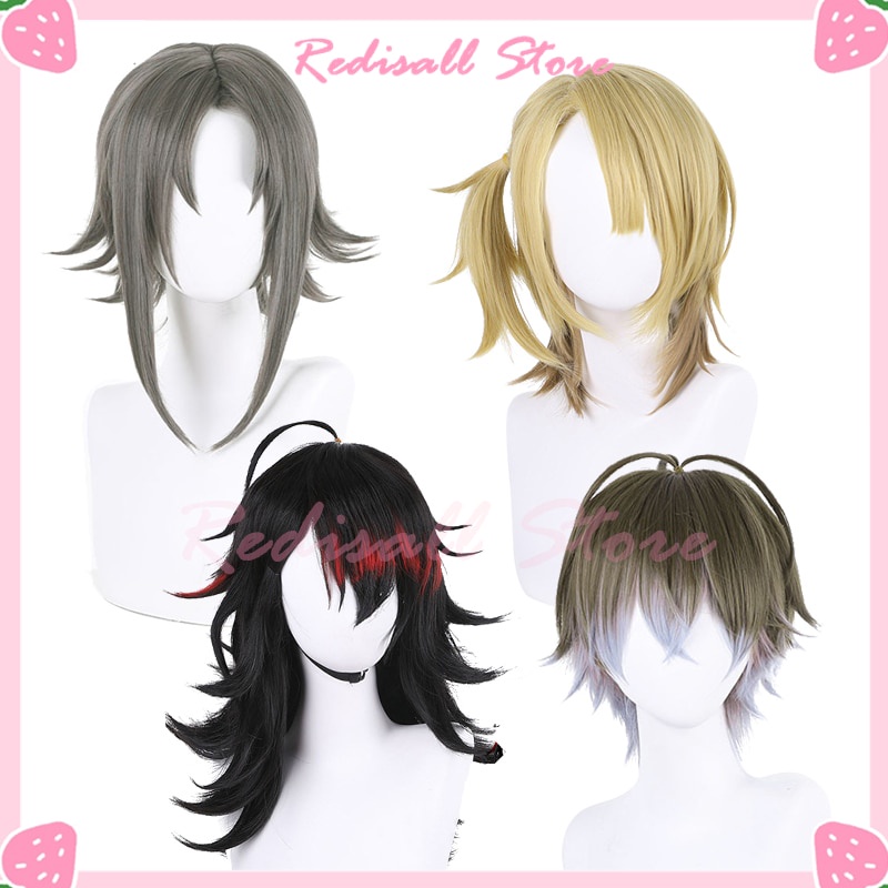 PREORDER Vtuber Luxiem Cosplay Wig Ike Eveland Luca Kaneshiro Shu Yamino Mysta Rias Vox Akuma Hair N