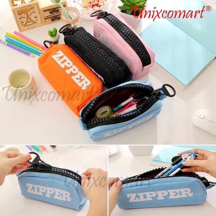 

Tempat Pensil Kotak Pensil Pencil Case - Orange