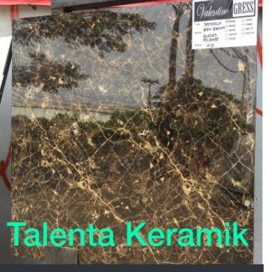 Granit Valentino 80x80 Glazed Damasco Dark Brown Grade A