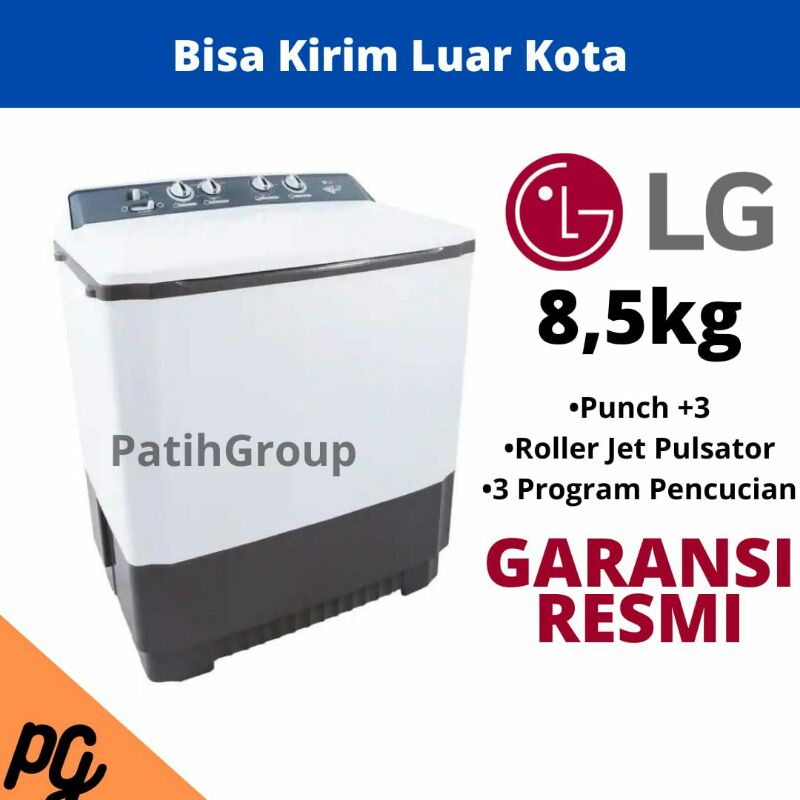 Mesin Cuci LG 8,5kg 2 Tabung P8500