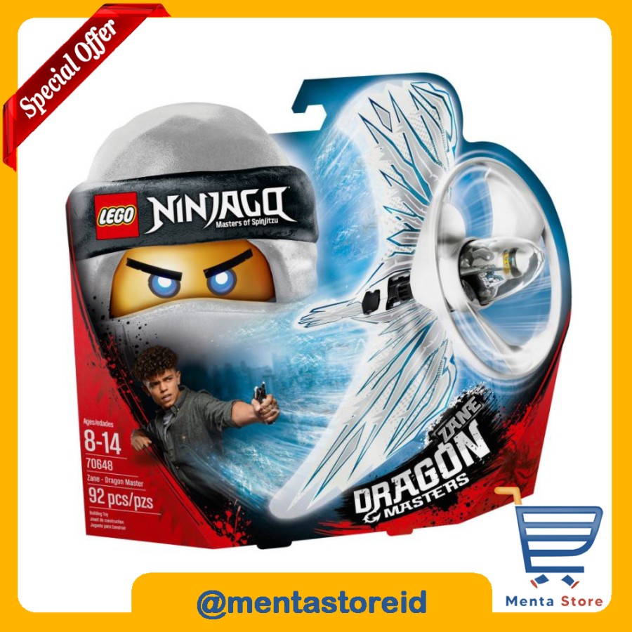 LEGO Ninjago 70648 Zane Dragon Master Ninja Minifigure Blocks Bricks