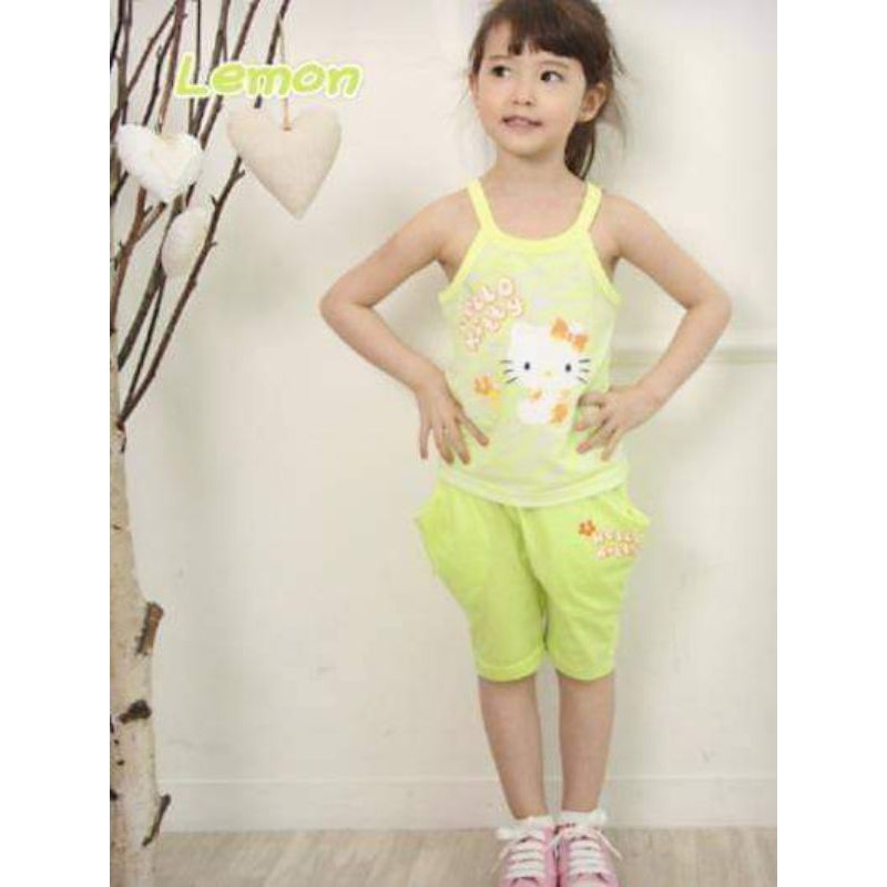 

Stelan Hello Kitty hijau stabilo