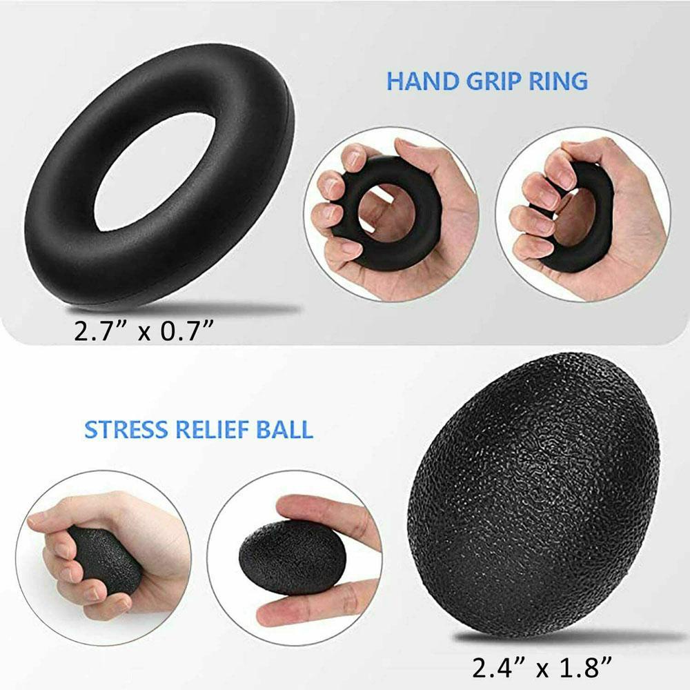 Agustina Hand Grips Wrist 6Pcs/Set Latihan Otot Berolahraga Penguat Kit Latihan Yang Dapat Disesuaikan