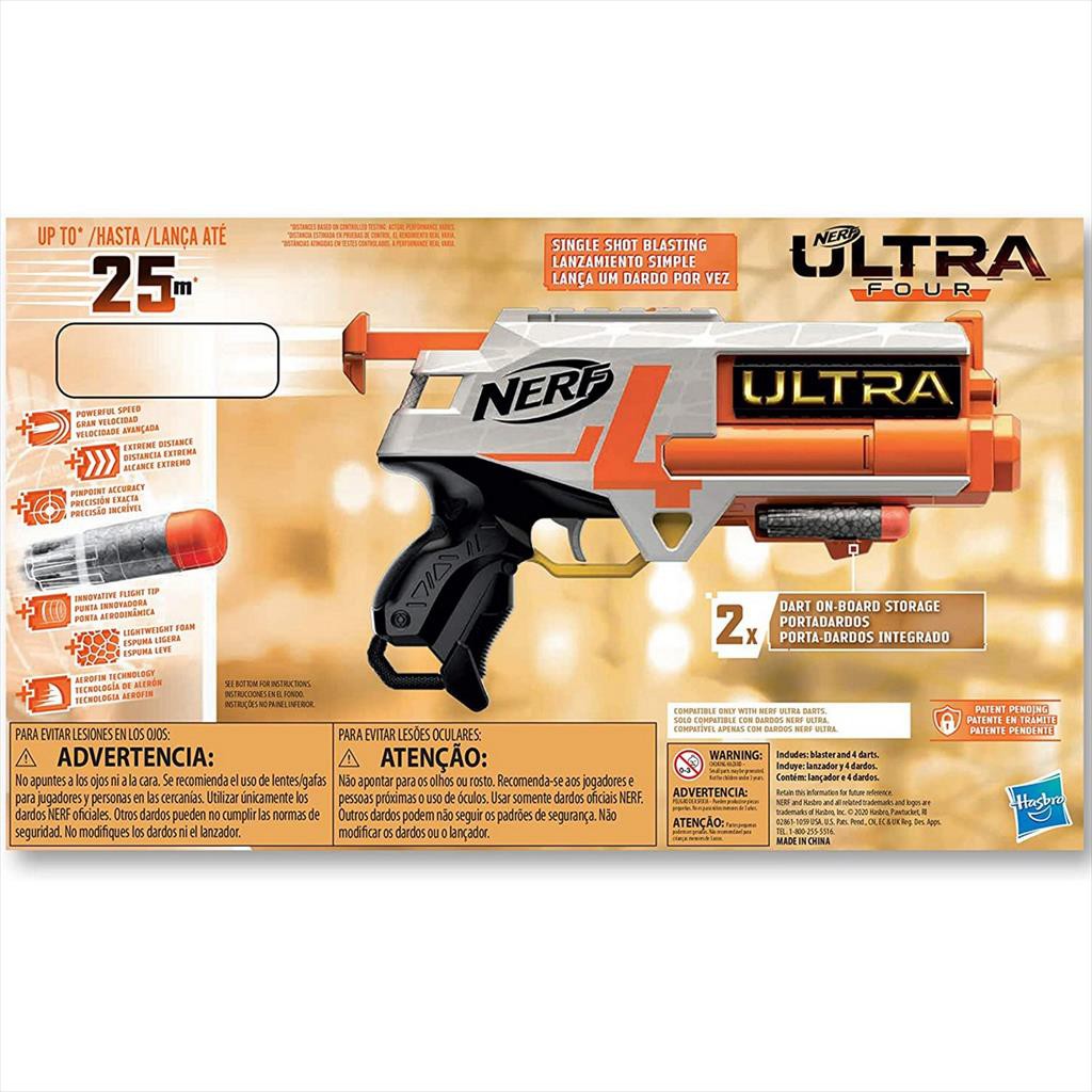 NERF Ultra Four Pump Action Blaster Hasbro E9217