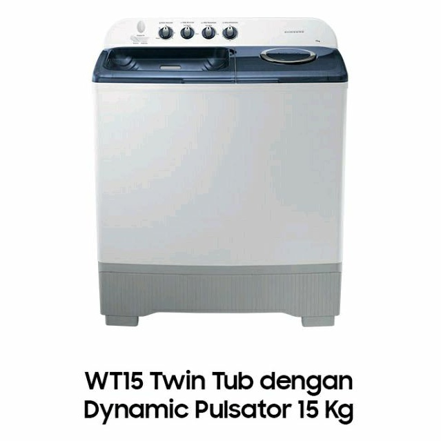 MESIN CUCI SAMSUNG 2 TABUNG WT15K5200 15kg