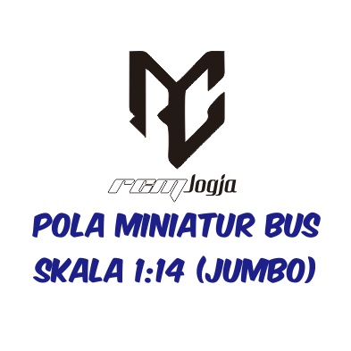 POLA MINIATUR BUS SKALA 1:14 (Ukuran A0) Jumbo