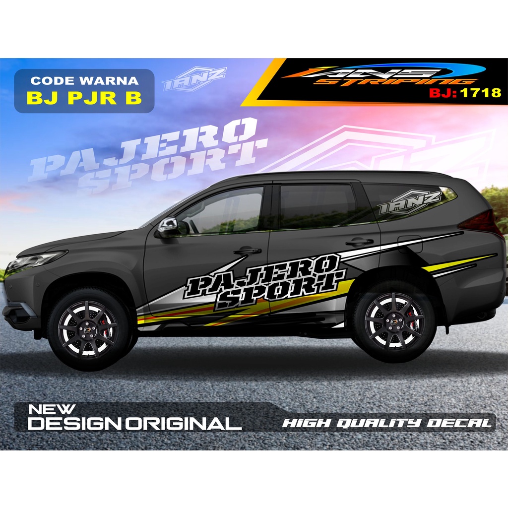 DECAL STIKER MOBIL FORTUNER / STIKER MOBIL GRAND LIVINA / VARIASI STIKER PAJERO / STIKER MOBIL