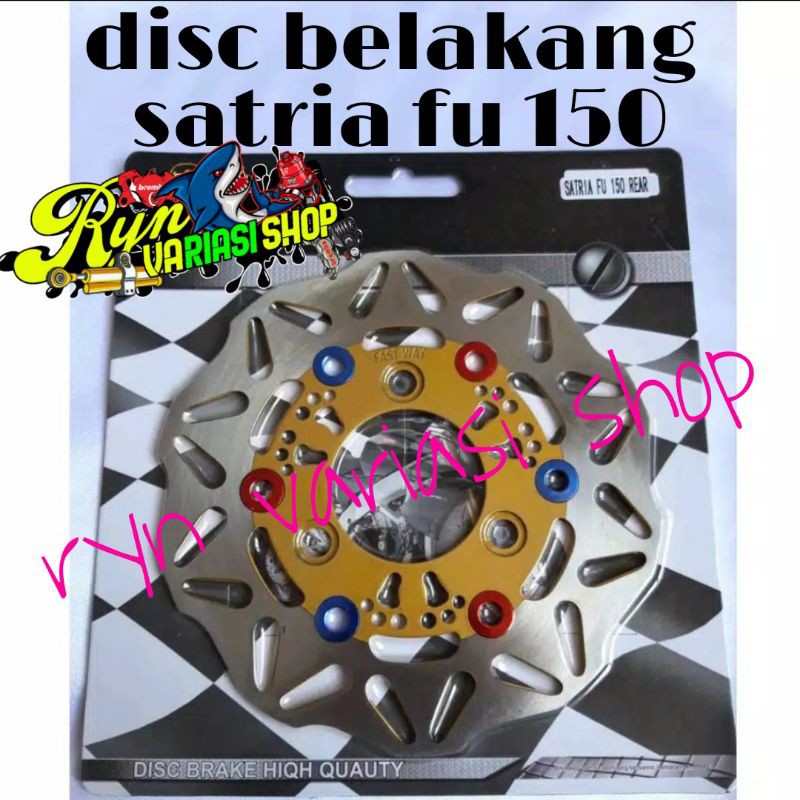 disc piringan belakang satria fu 150 piringan cakram belakang standar variasi satria fu 150 rear