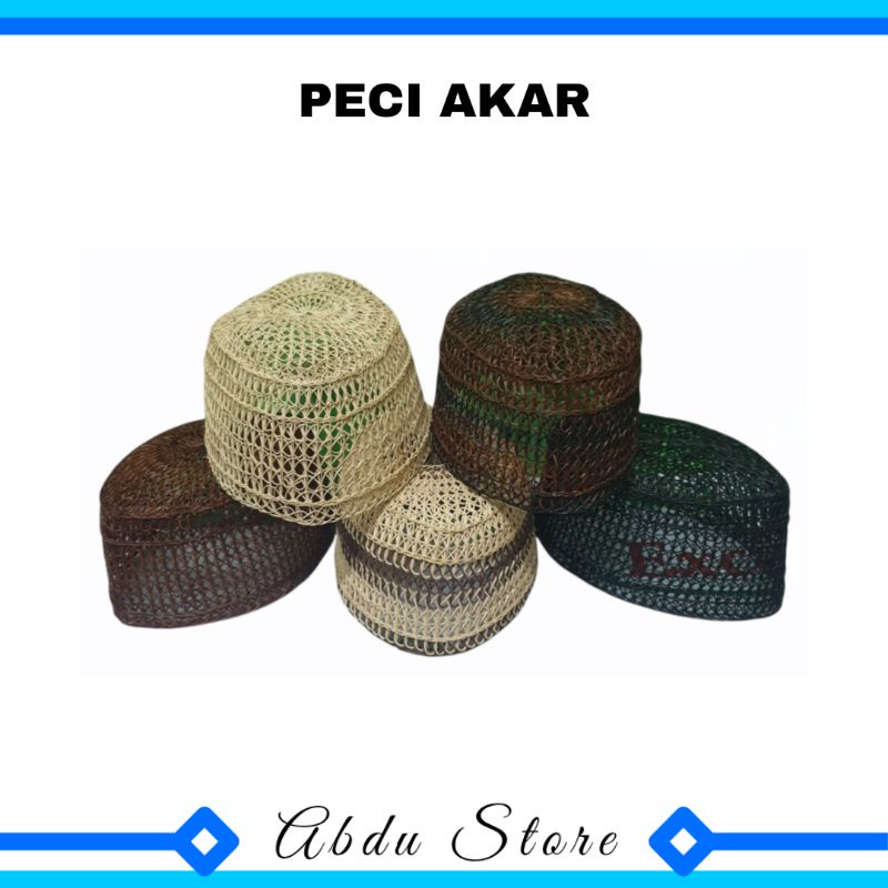 BESTPROMO PECI KOPIAH SONGKOK AKAR JANGANG ROTAN MURAH , PECI ROTAN , PECI HAJI AKAR ROTAN , KOPIAH