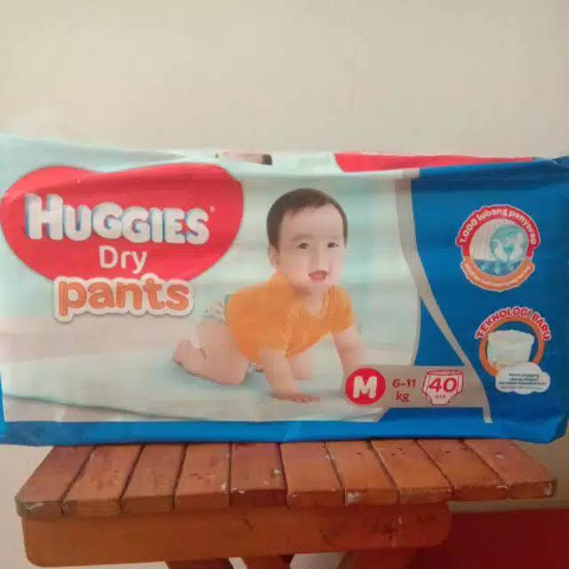 HUGGIES DRY PANTS M 40