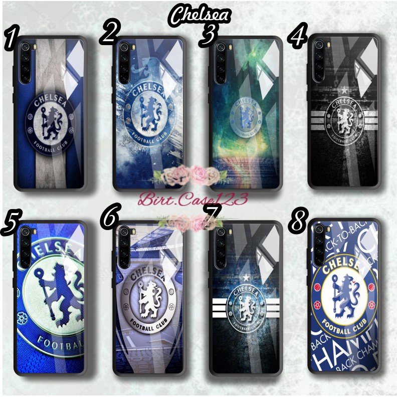 Case casing softcase silikon Gambar CHELSEA back case glass samsung j2prime j3 j5 a01 a51 a71 etc