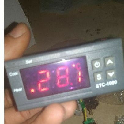 THERMOSTART SCT 1000 termostart STC1000 PENETASAN TELUR / Pengatur suhu ruangan sudah di settingkan Tinggal koneksikan