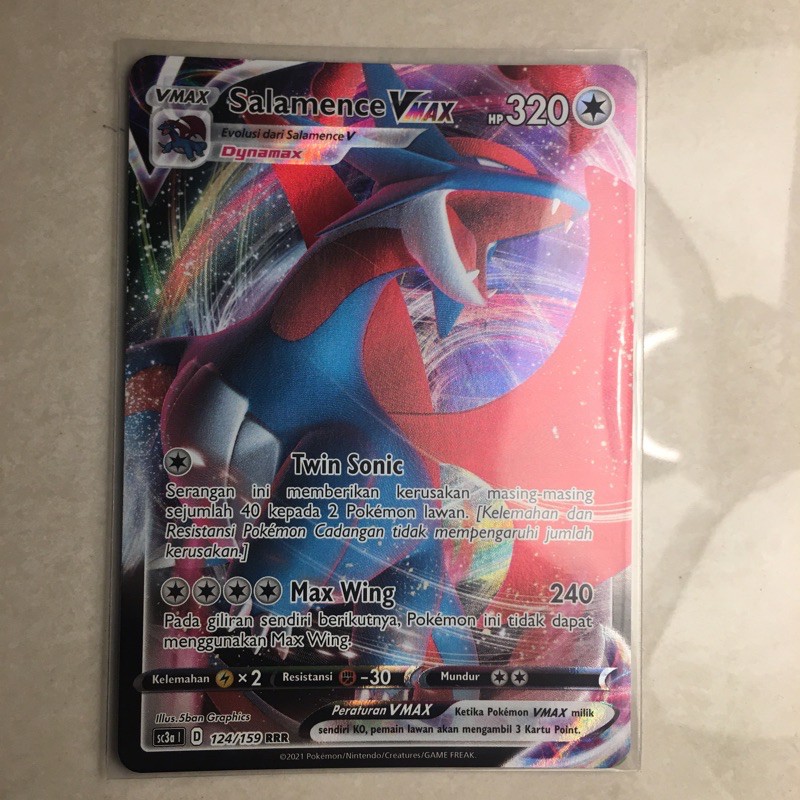 kartu Pokemon, Salamence VMAX RRR