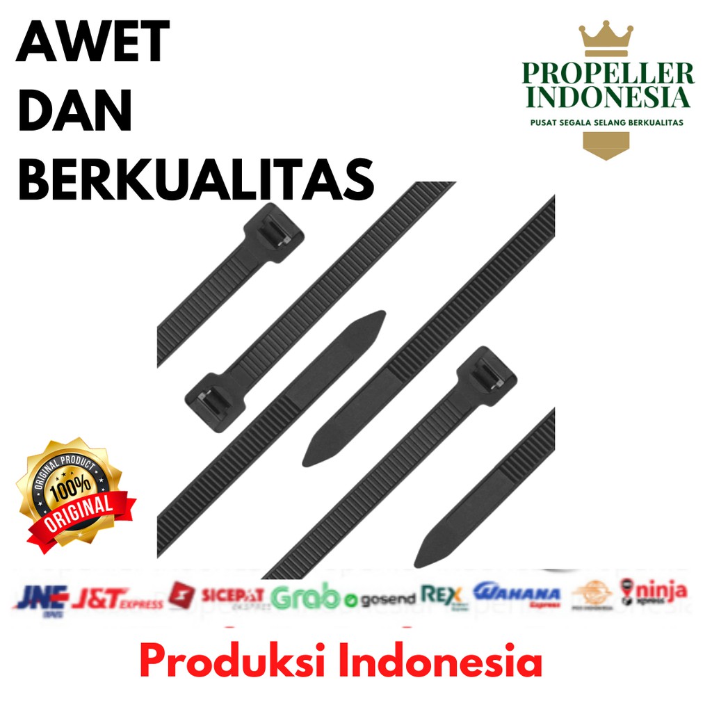 Kabel Ties Hitam Kabel Tis Kabel Pengikat Hitam