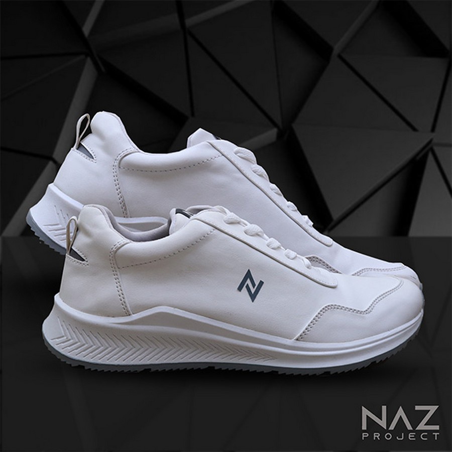 Sepatu Sneakers Sport Putih Pria Cowok Casual DICKSON NAZ Amron Store