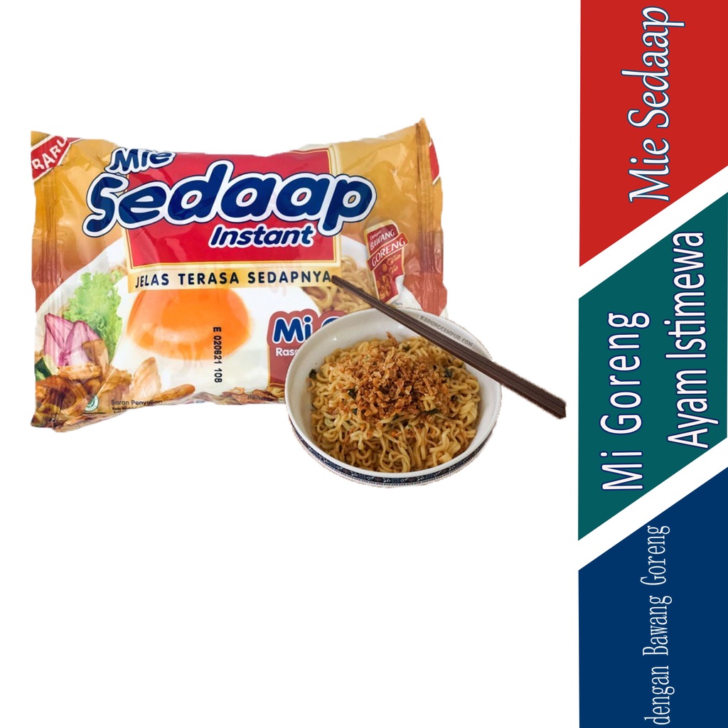 Mie Sedaap - Mi Goreng Rasa Mi Ayam Istimewa - 92g