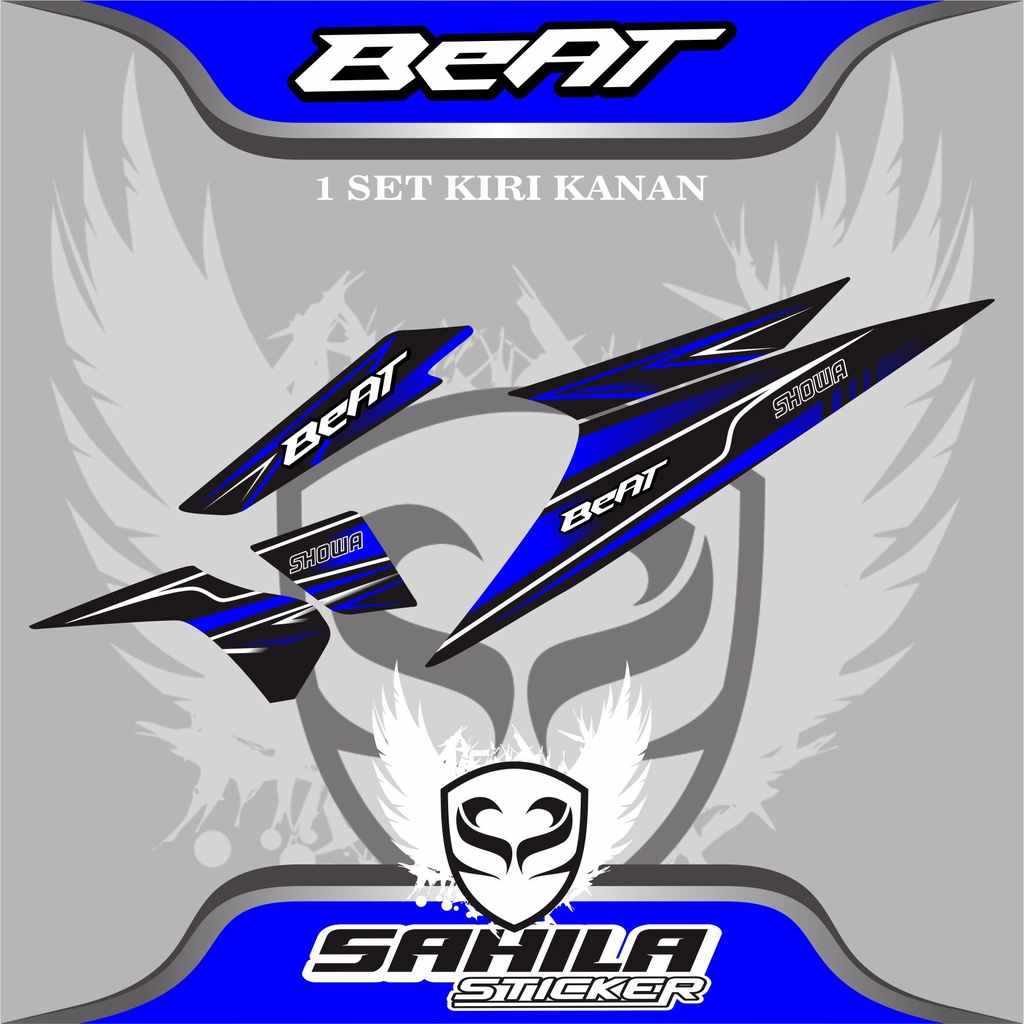STIKER STRIPING BEAT KARBU VARIASI STICKER STRIPING RACING / VARIASI STRIPING BEAT KARBU