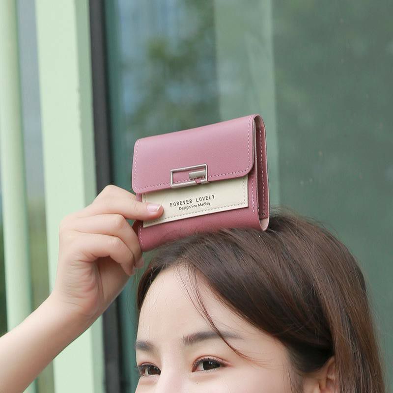 Dompet lipat wanita medium korea import wallet cyutebags