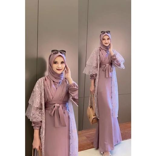 Gamis Remaja Terbaru Baju Lebaran 2022 Kekinian Gamis Wanita Model Terbaru Dress Muslim Gamis Terbaru2022 baju lebaran Polos Ceruti