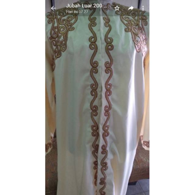 Jubah luaran habaib bordir pria ustad