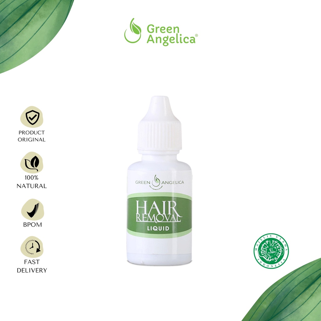 Jual Glowpedia Green Angelica Hair Removal Perontok Bulu Cair 35ml Shopee Indonesia