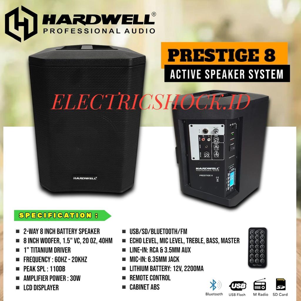 SPEAKER AKTIF HARDWELL PRESTIGE 8 / HARDWELL PRESTIGE8 8INC ORIGINAL