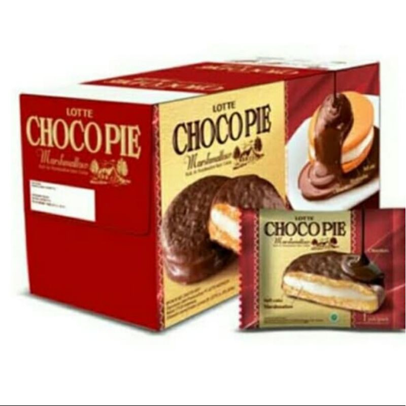 

Lotte choco pie box isi 12