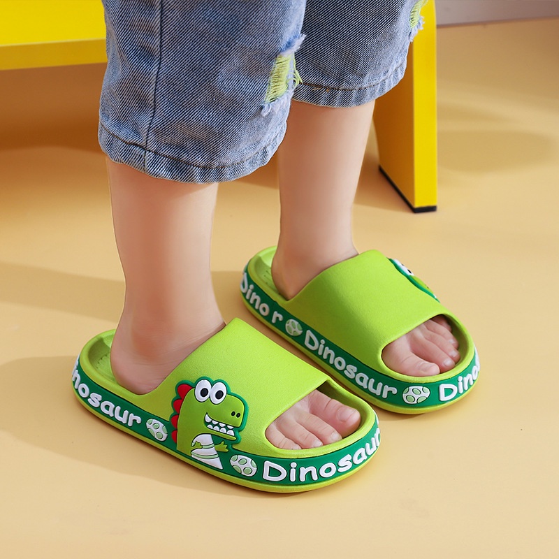 SA-C Sendal / Sandal Anak Eva Lembut Karakter Dino Lucu Non-slip 0790