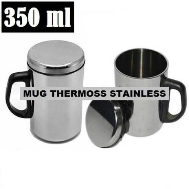 Mug stainless mug termos panas termos dingin bahan tebal dan awet mug thermos stenlis