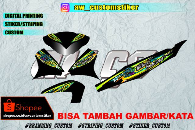 30+ Ide Keren Custom Striping Stiker Jupiter Z 2010