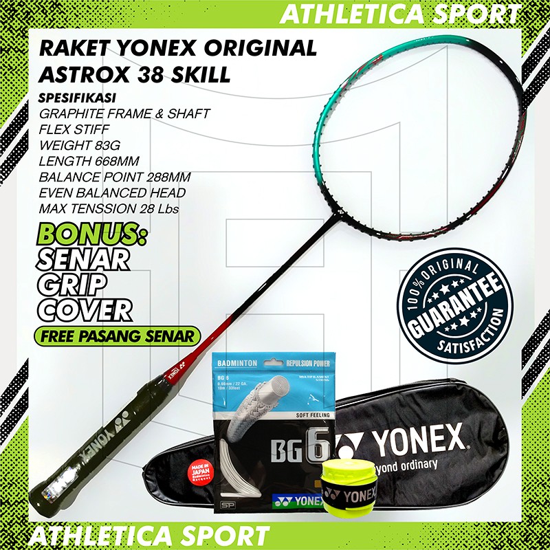 RAKET BADMINTON YONEX ASTROX 38S ORIGINAL