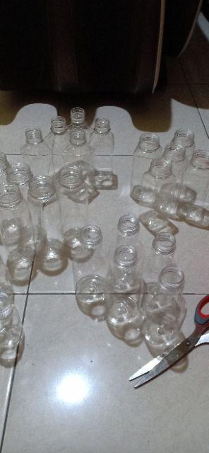 Botol Plastik 250 Ml - Putih Botol Kick Jus 250 Ml - Murah