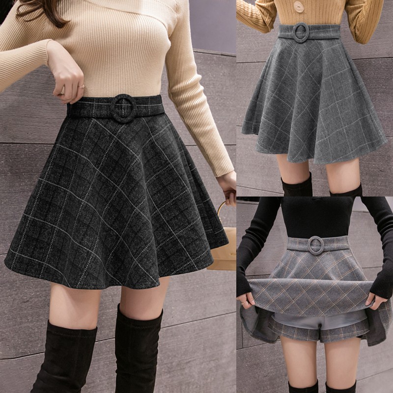 Rok wanita murah cewek fashion ootd kpop perempuan pendek cantik mini korea skirt polos casual tenni