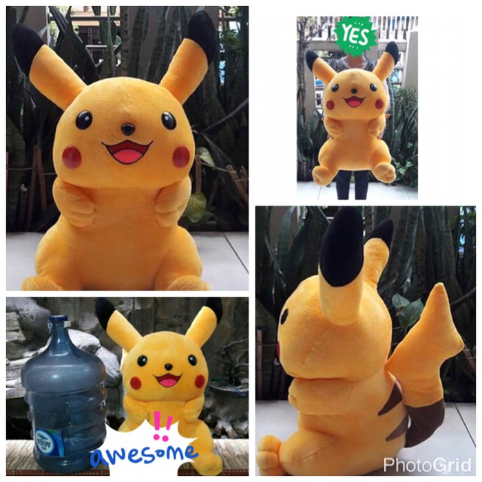Boneka Pokemon Pikachu jumbo