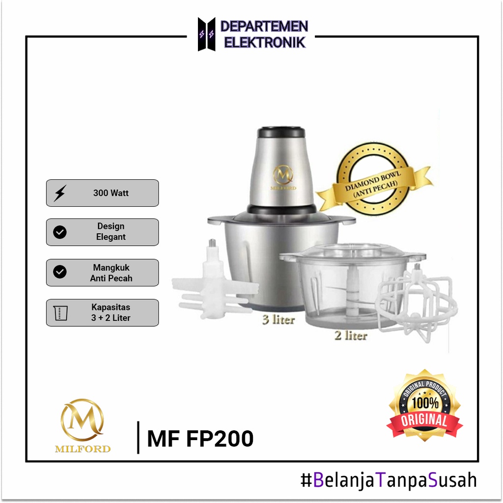 Food Chopper Milford Fp 200 Magic chopper MURAH BANGET / GARANSI RESMI