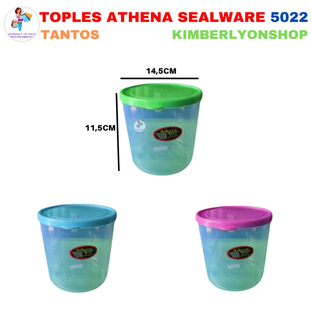 Kimberlyonshop Toples Plastik Athena Sealware 1 Liter 5022 Tantos