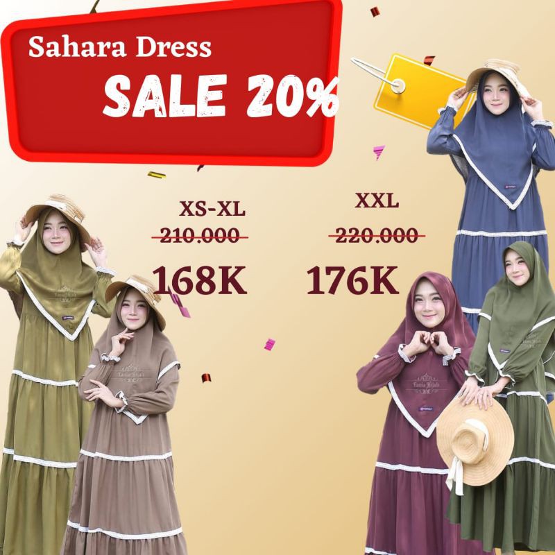SALE 20% SAHARA DRESS BY FANIA HIJAB