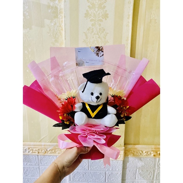 

Buket kosong uang boneka wisuda bouquet hampers hadiah