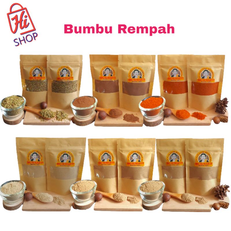 

Ibu Suharti - Bumbu Rempah Bubuk Murni Bumbu Dapur Bubuk Kualitas Premium / Part 2