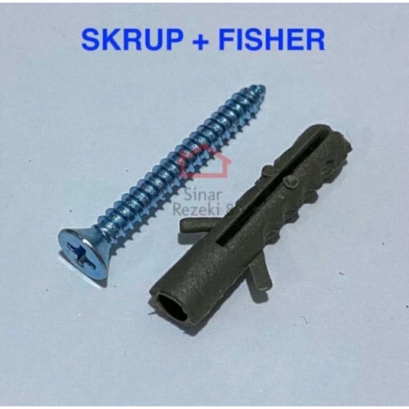 Promo baut fisher perlengkapan ring basket baut fisher terlaris termurah