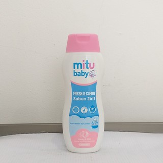 MITU SABUN 2IN1 FRESH&amp;CLEAN HONEY BTL 200ML