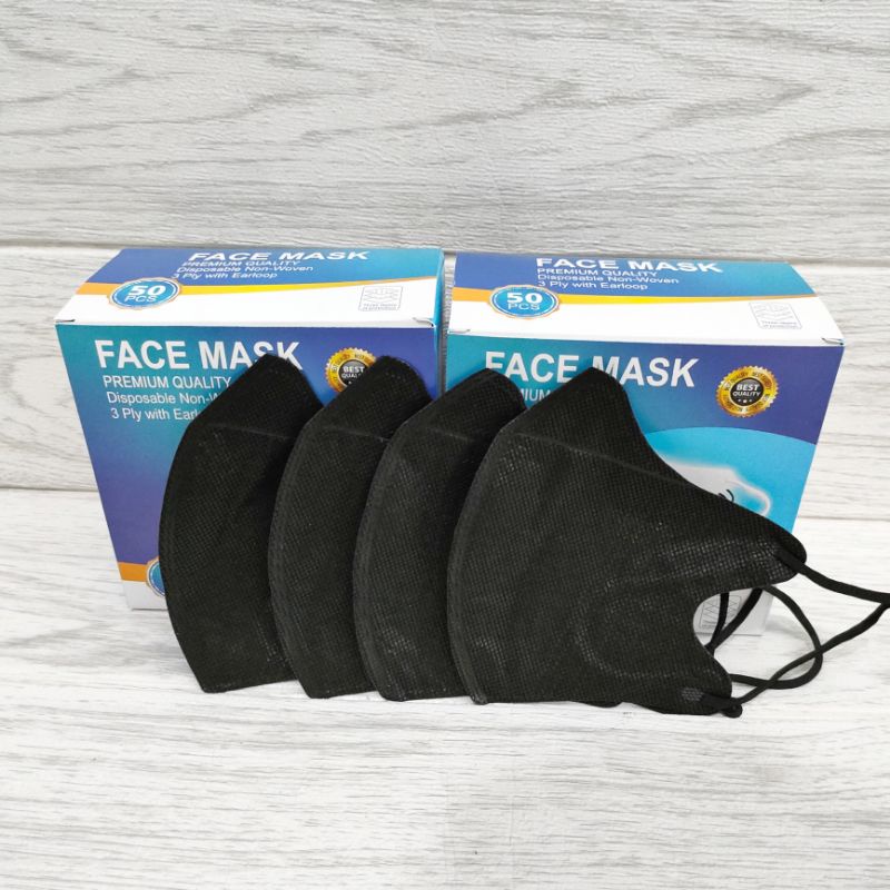 Masker Duckbill Garis  3PLY  kemenkes face mask/masker duckbill masker duckbill face mask mirip sensi