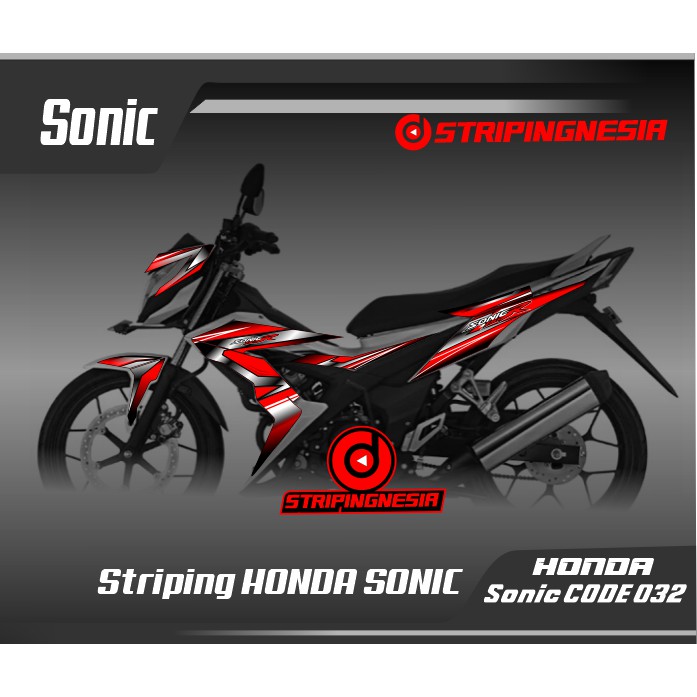 Striping Sonic - Stiker Sonic - Striping Honda Sonic - Variasi Honda Sonic - Sonic - Honda Sonic