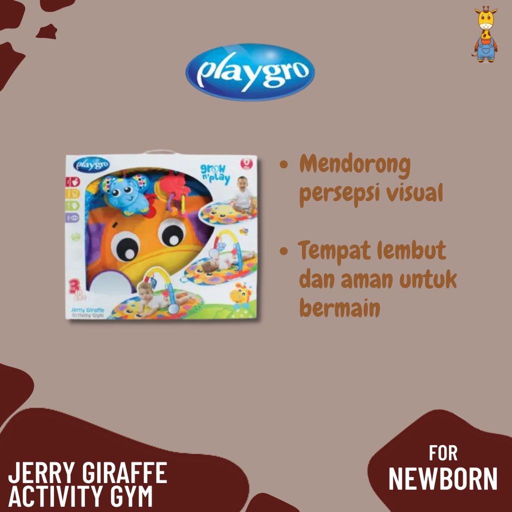 Playgro Jerry Giraffe Activity Gym