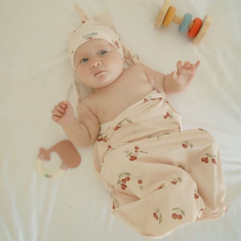 BohoPanna - Swaddle Print - Bedong Baby - Boho Baby Panna